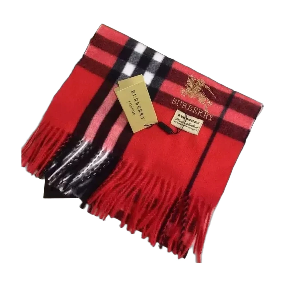 Burberry Giant Check Cashmere Scarf (Set)