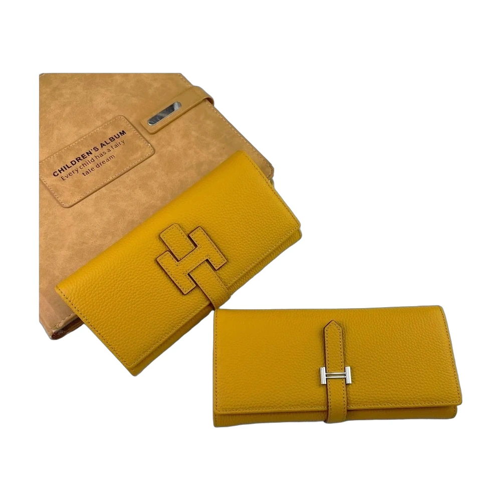 Hermès Béarn Long Wallet Yellow