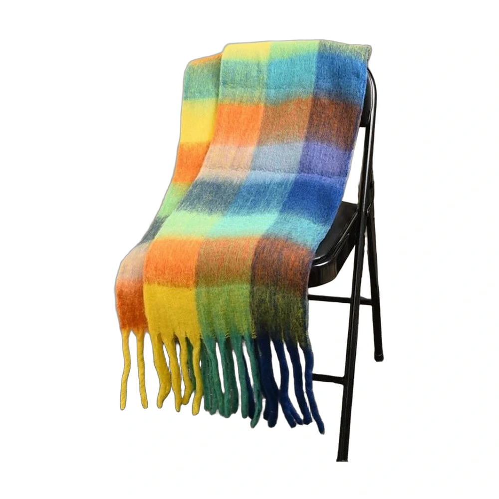 Acne Studios Checked Mohair Scarf