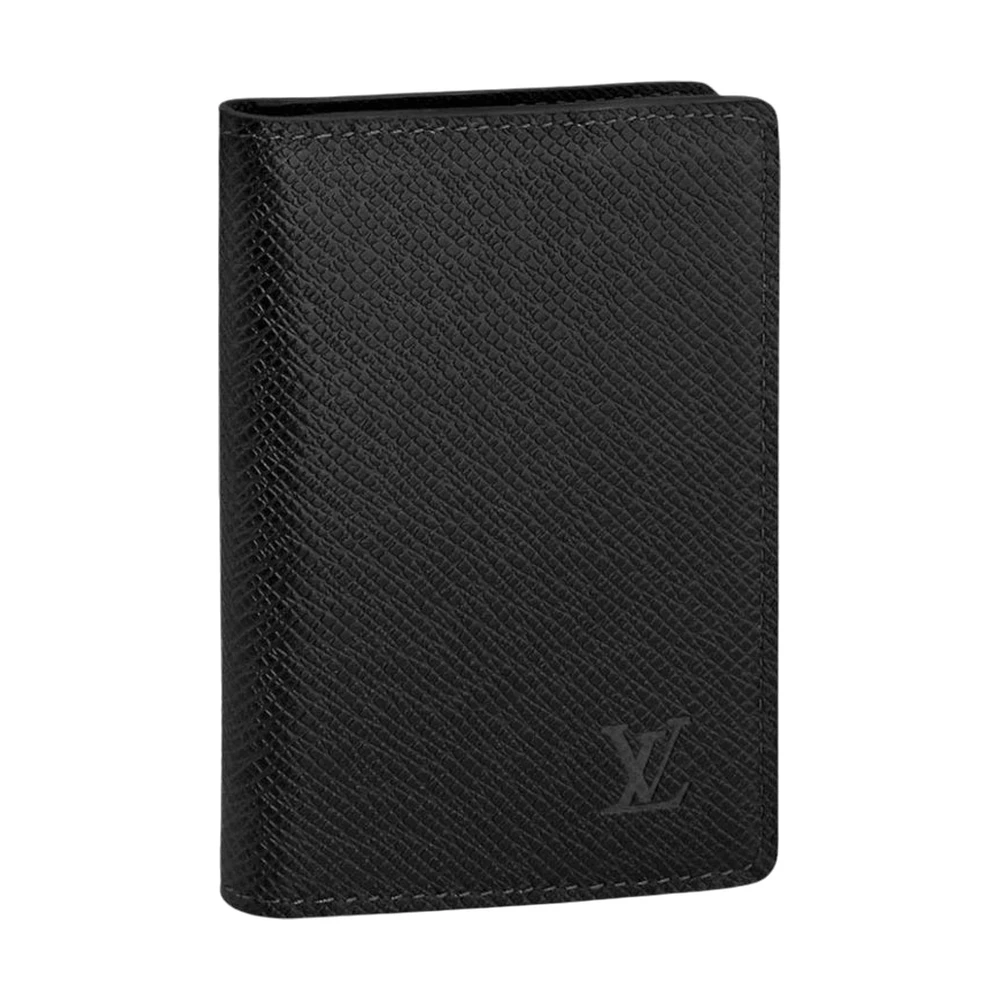 Louis Vuitton Pocket Organizer Black Taiga