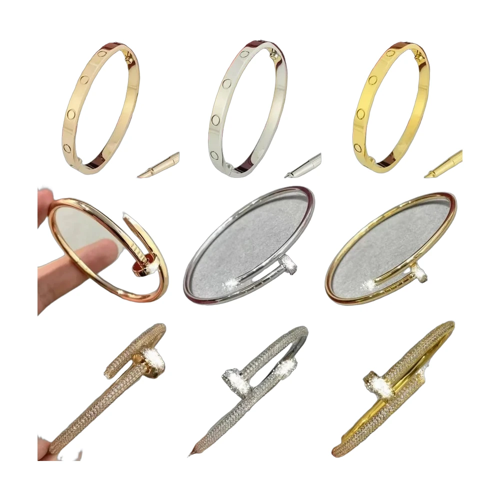 Cartier Love and Juste un Clou Bracelet Set