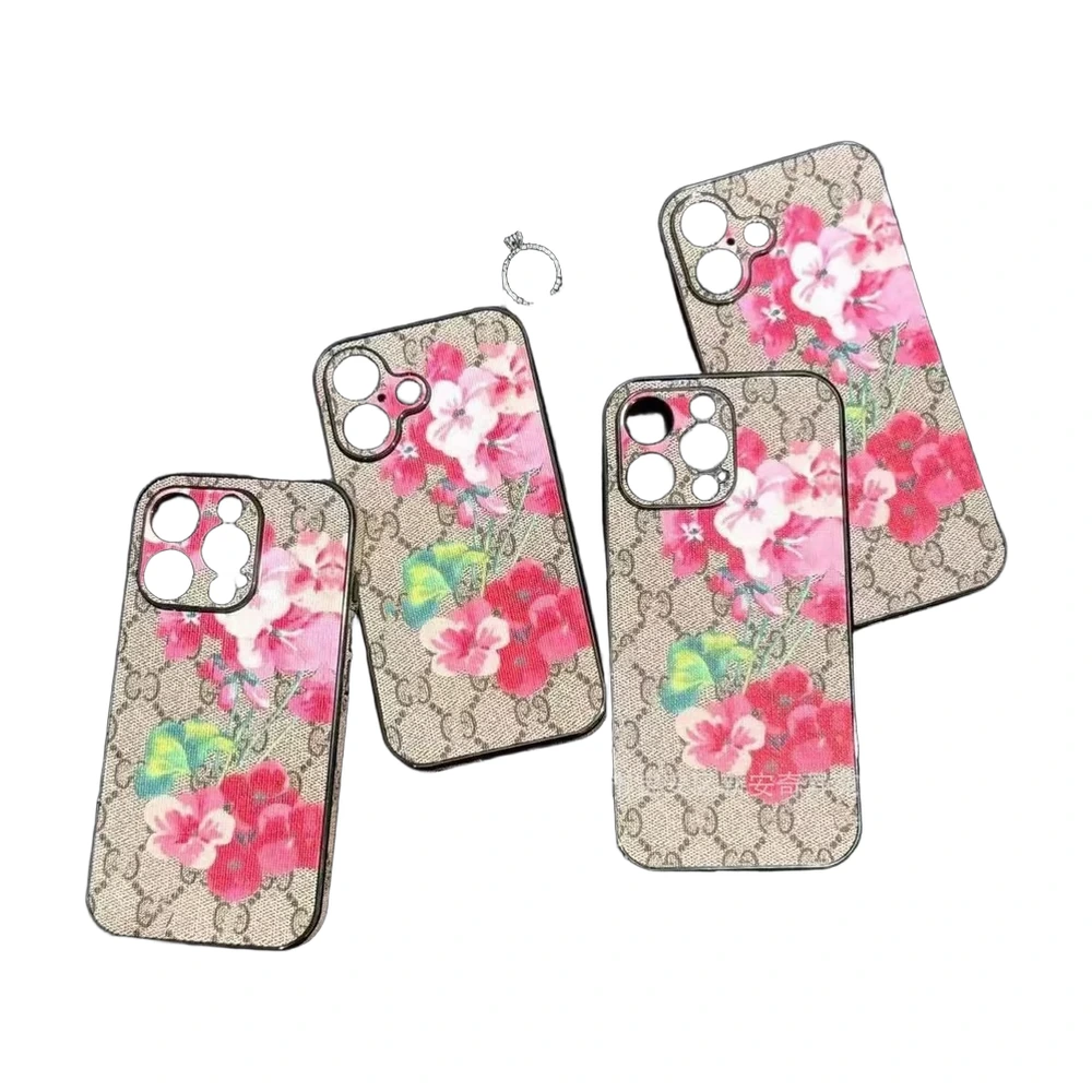 Gucci Gg Supreme Blooms Iphone Case