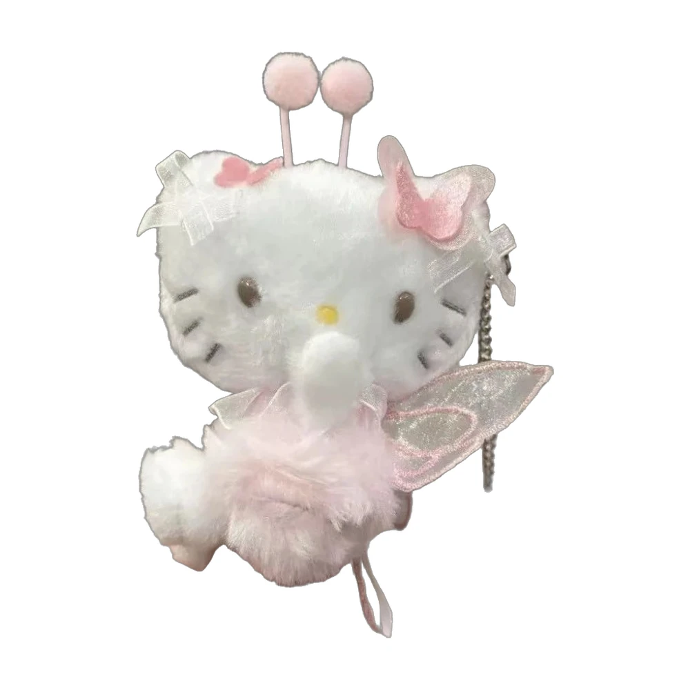 Hello Kitty Bunny Hoodie Plush Keychain