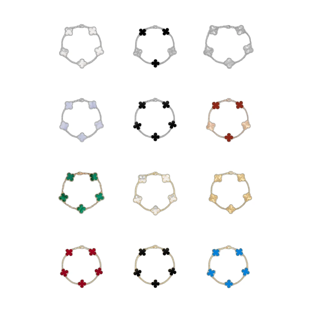 Van Cleef & Arpels Vintage Alhambra 5-Motif Bracelet