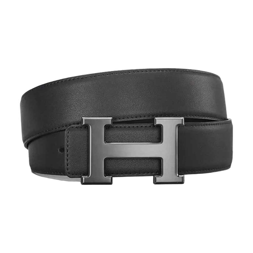 Hermes H Buckle Reversible Leather Belt