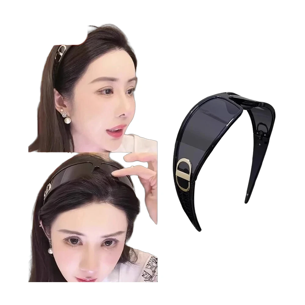 Dior CD 2-in-1 Sunglasses Headband Black
