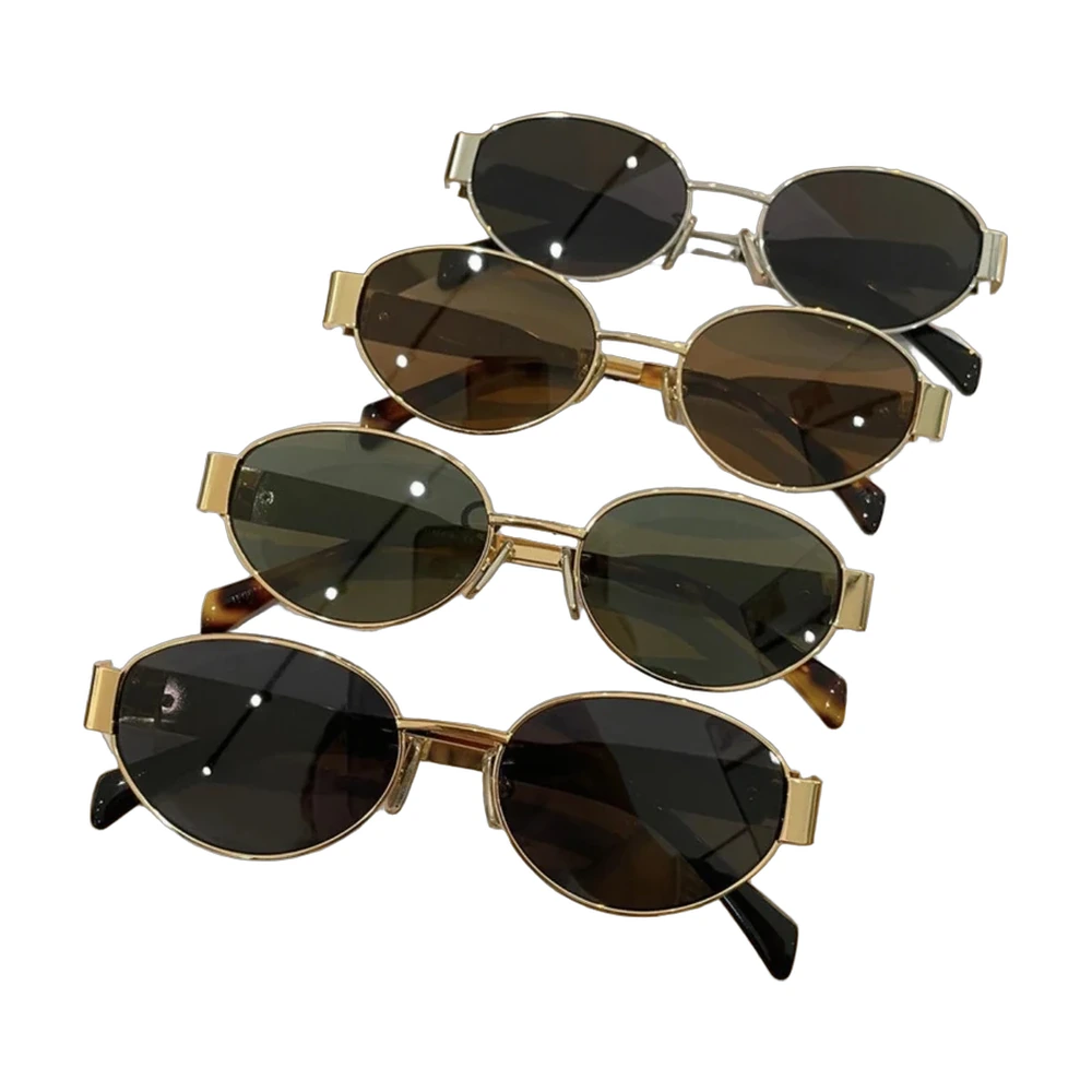 Celine Triomphe Oval Metal