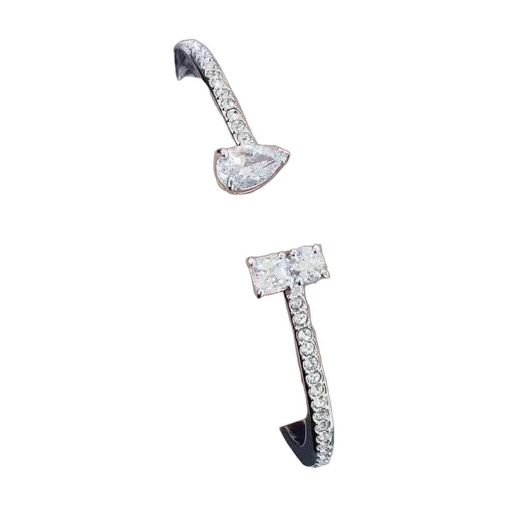 Swarovski Mesmera Open Cuff Bracelet (Silver-Tone)