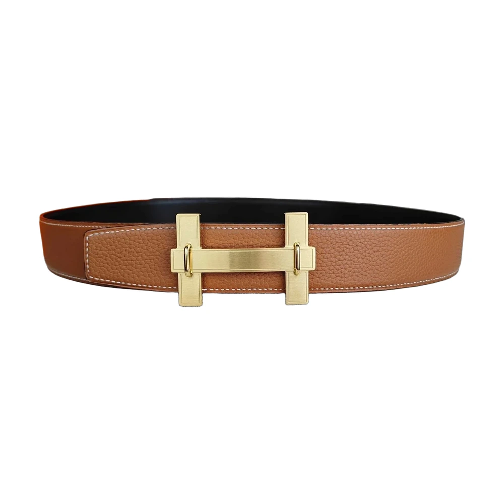 Hermes Constance H Reversible Belt