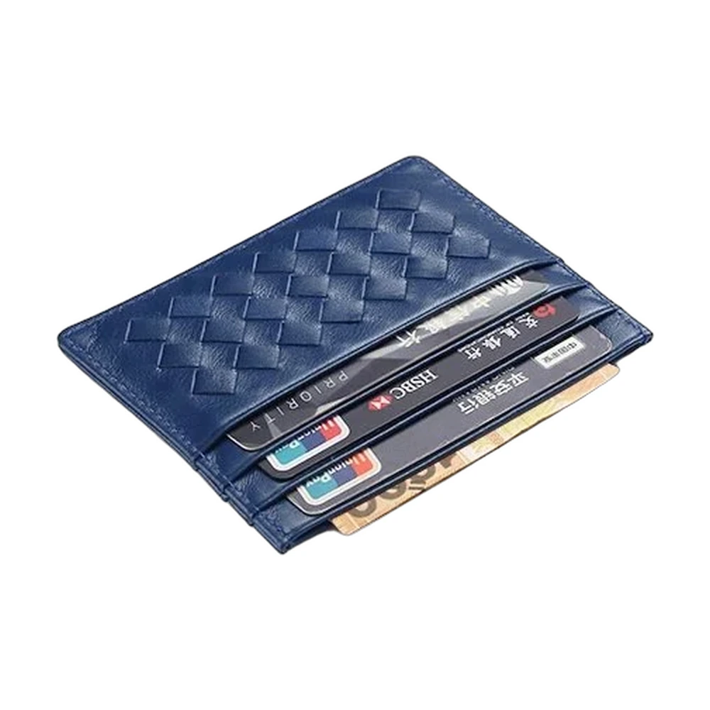 Bottega Veneta Intrecciato Woven Leather Card Holder