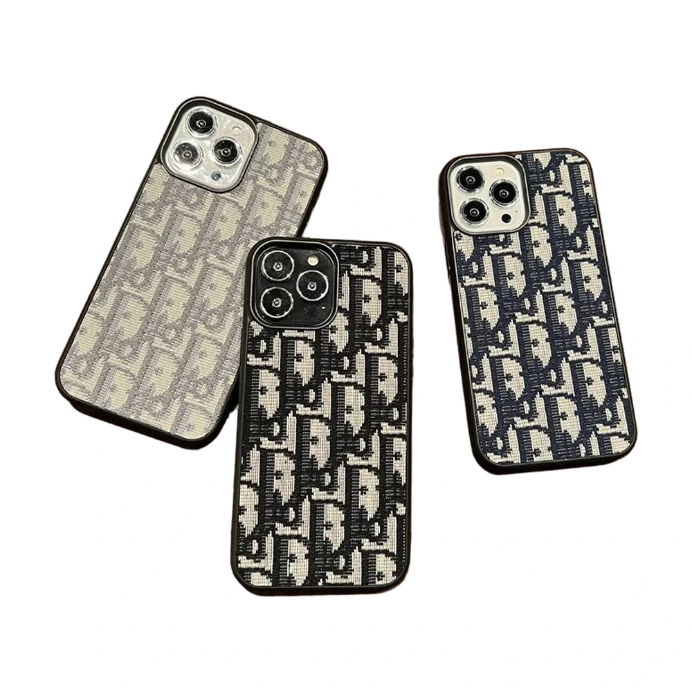 Dior Oblique Fabric Iphone Case
