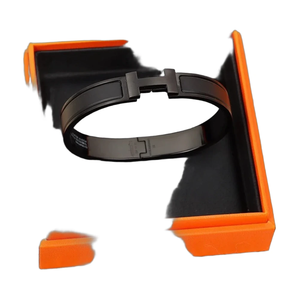 Hermes Clic H Bracelet - Black