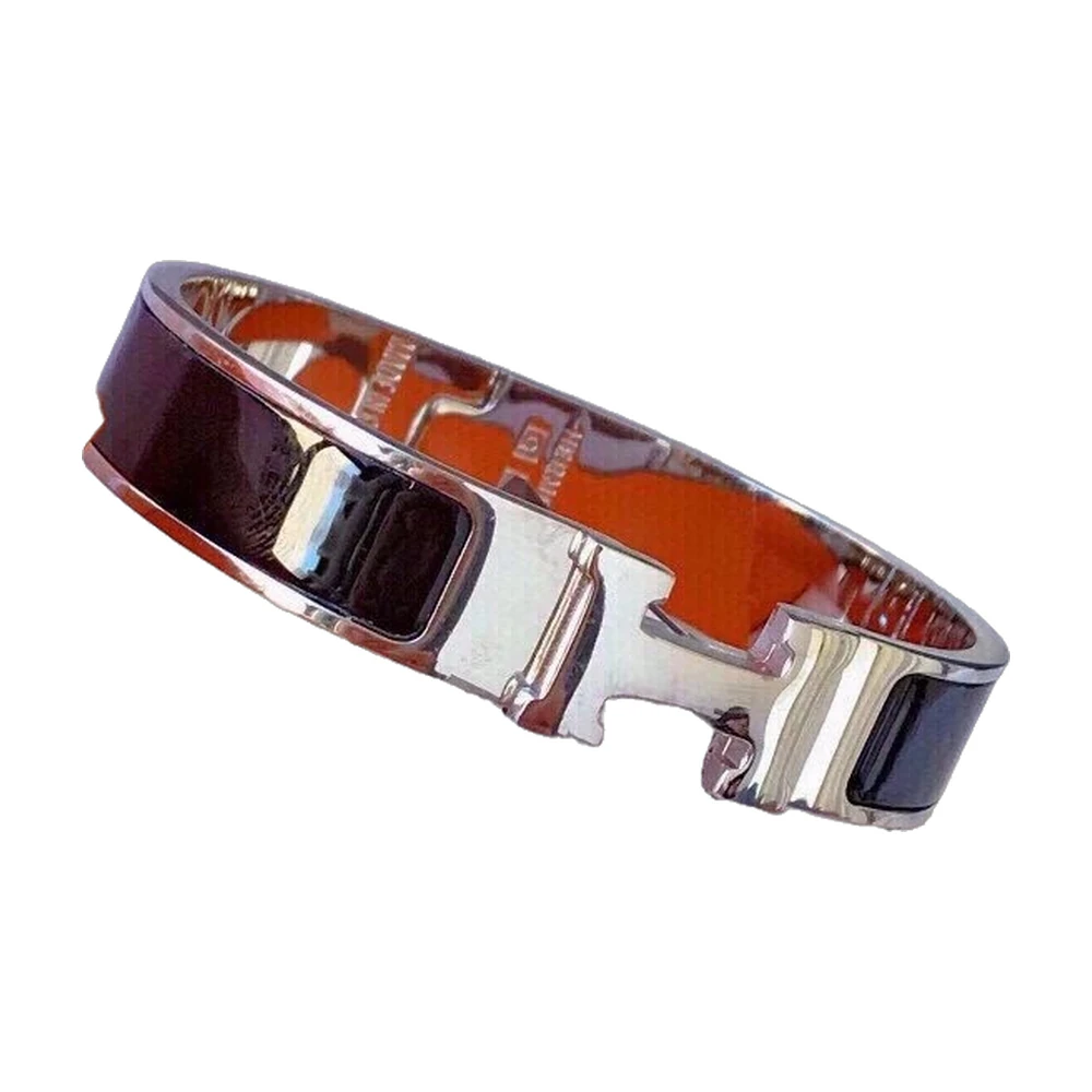 Hermes Clic H Enamel Bracelet