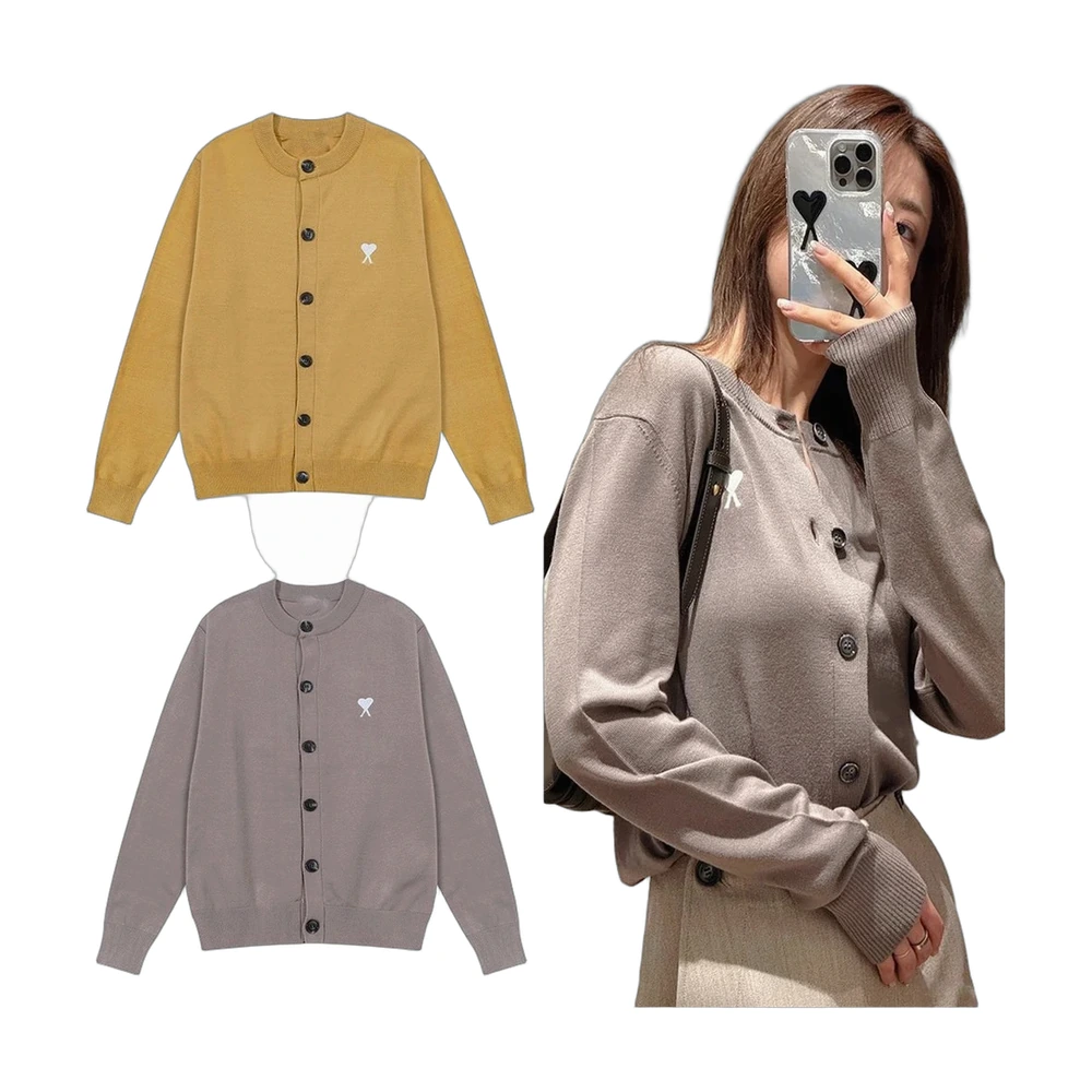 Ami Paris Ami De Coeur Cardigan