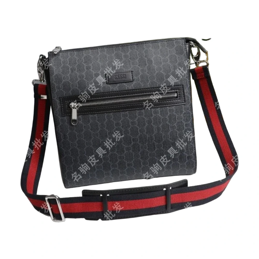 Gucci Gg Supreme Messenger Web Strap