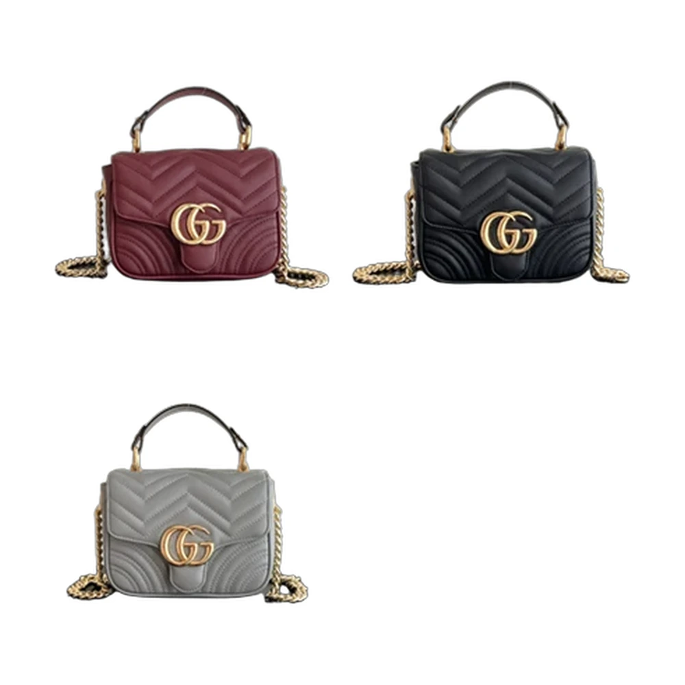 Gucci GG Marmont Mini Top Handle Bag