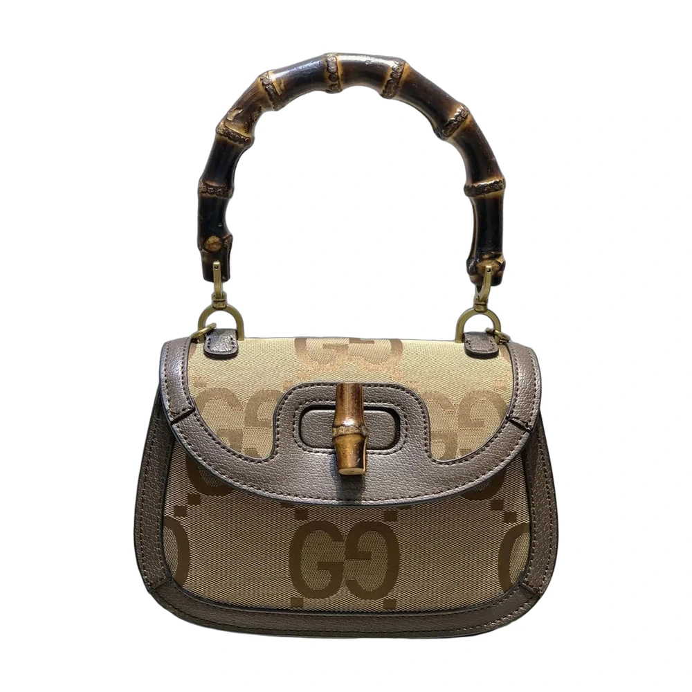 Gucci Diana GG Bamboo Top Handle Bag
