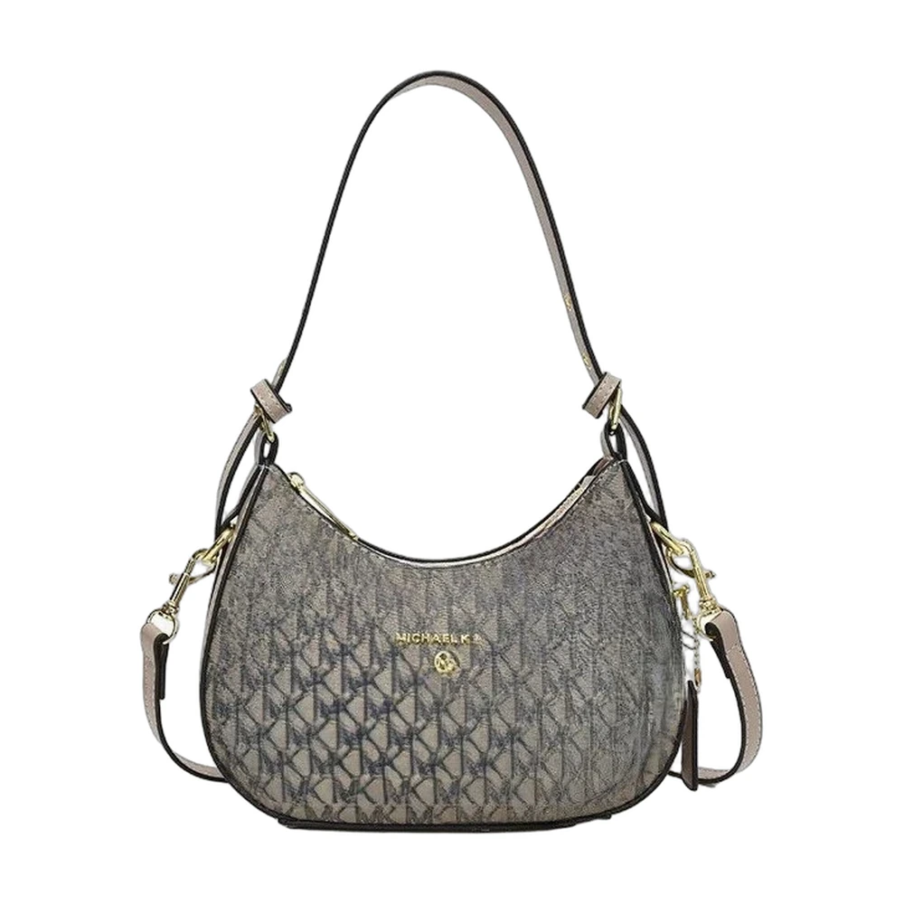 Michael Kors MK Monogram Hobo Shoulder Bag