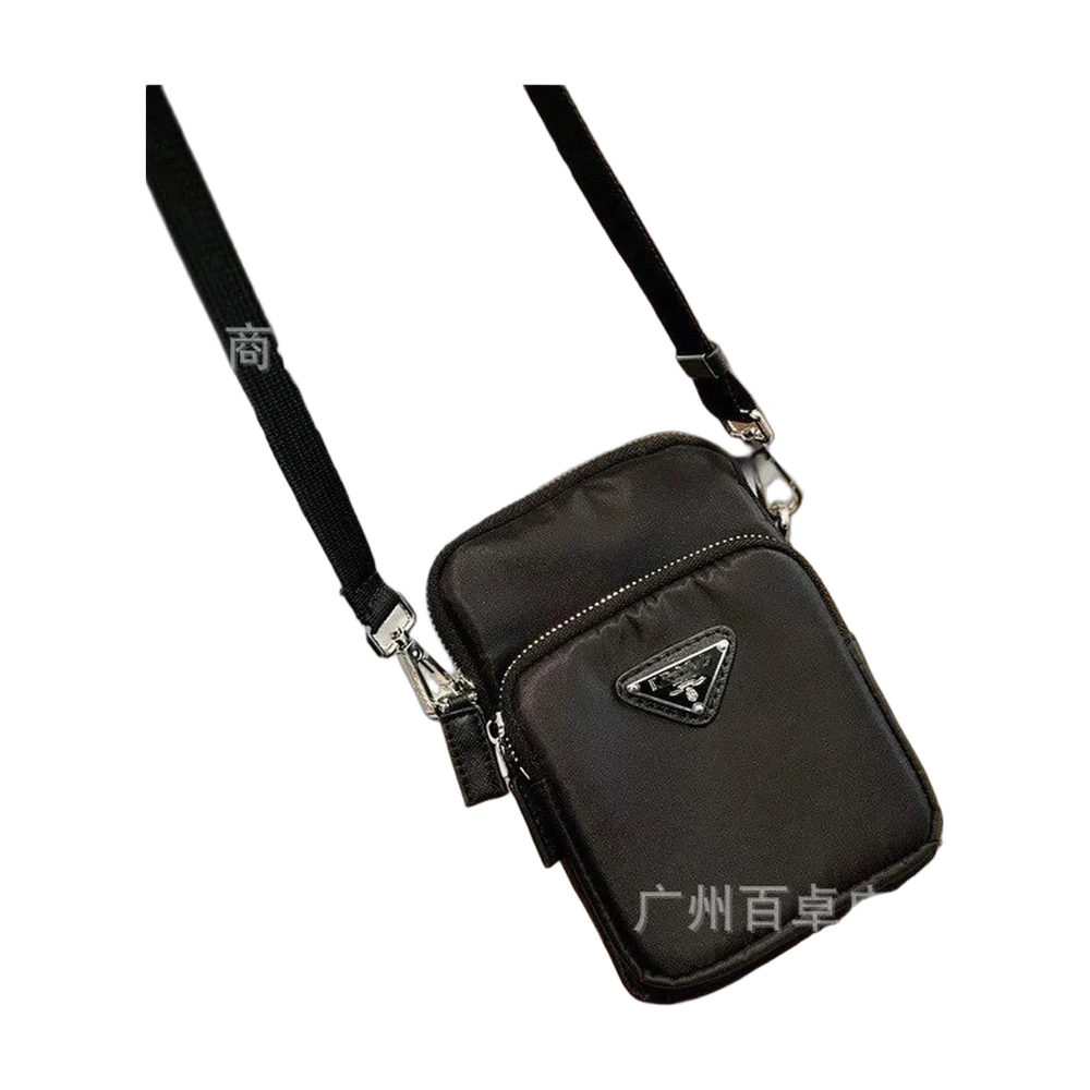 Prada Re-Nylon Triangle Logo Phone Crossbody Bag