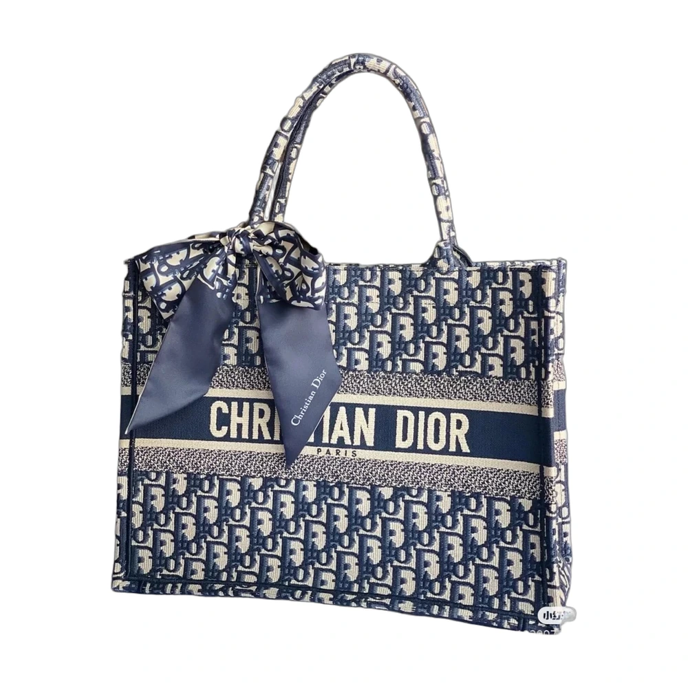 Dior Book Tote Oblique Navy