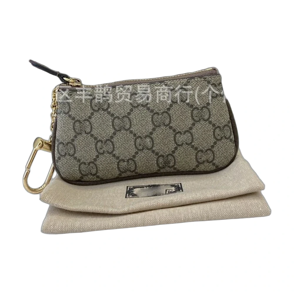 Gucci Ophidia GG Mini Pouch Beige/Ebony