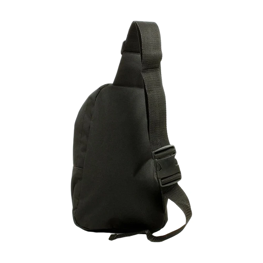Black Nylon Sling Crossbody Bag