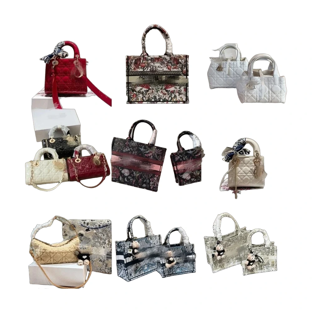 Dior Handbag Assortment (Lady Dior & Book Tote)