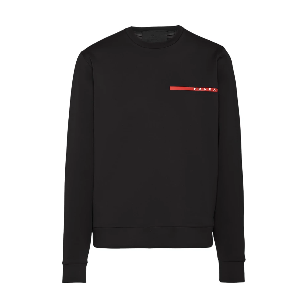 Prada Linea Rossa Logo Tape Sweatshirt