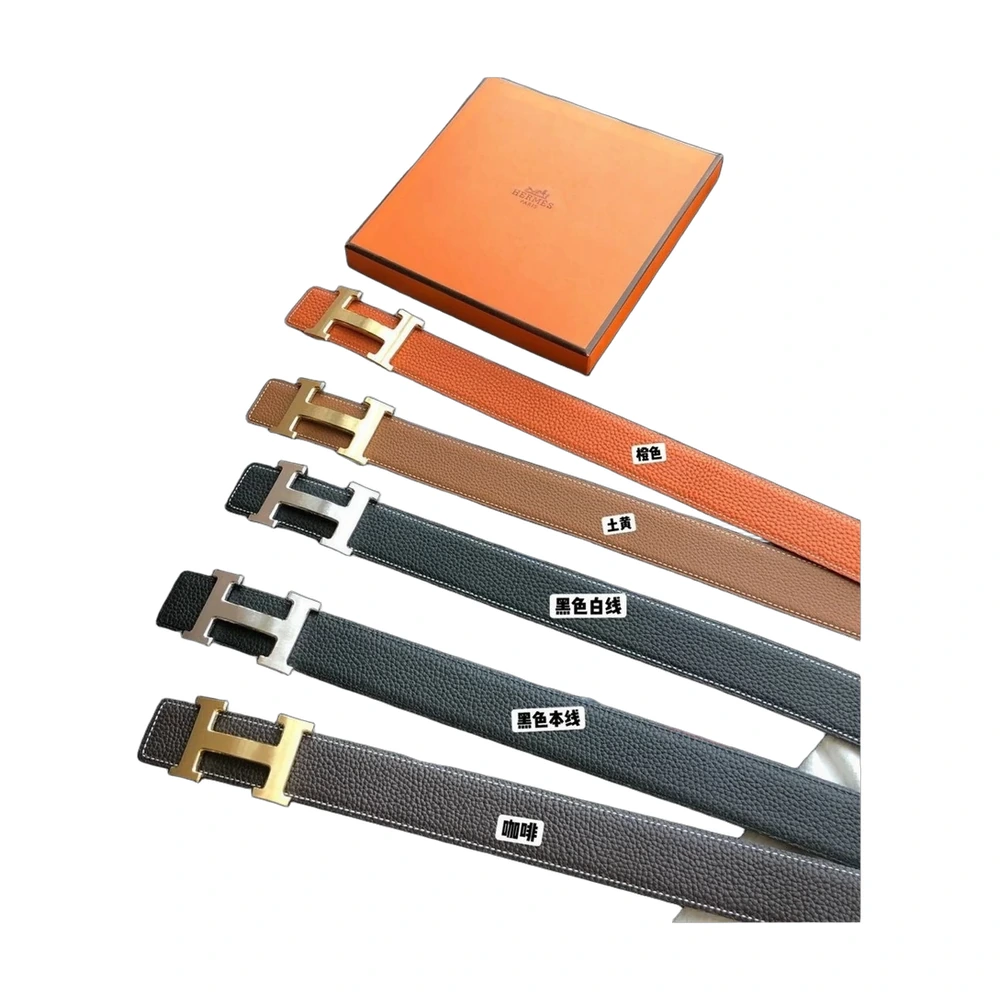 Hermes Constance H Reversible Belt