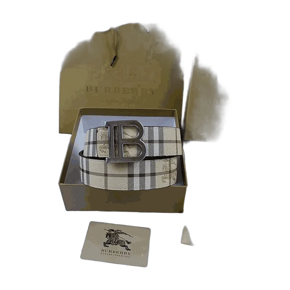 Burberry B Buckle Vintage Check Belt Archive