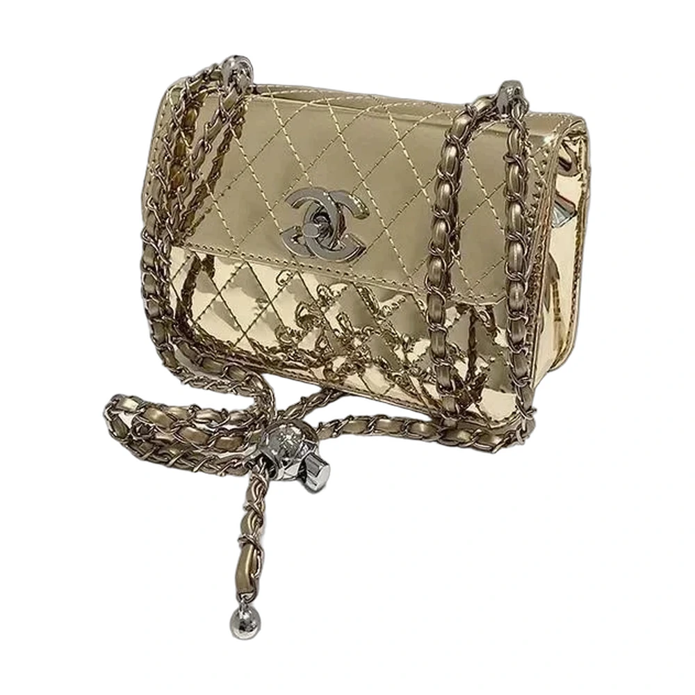 Chanel Classic Flap Bag — Metallic Gold Calfskin