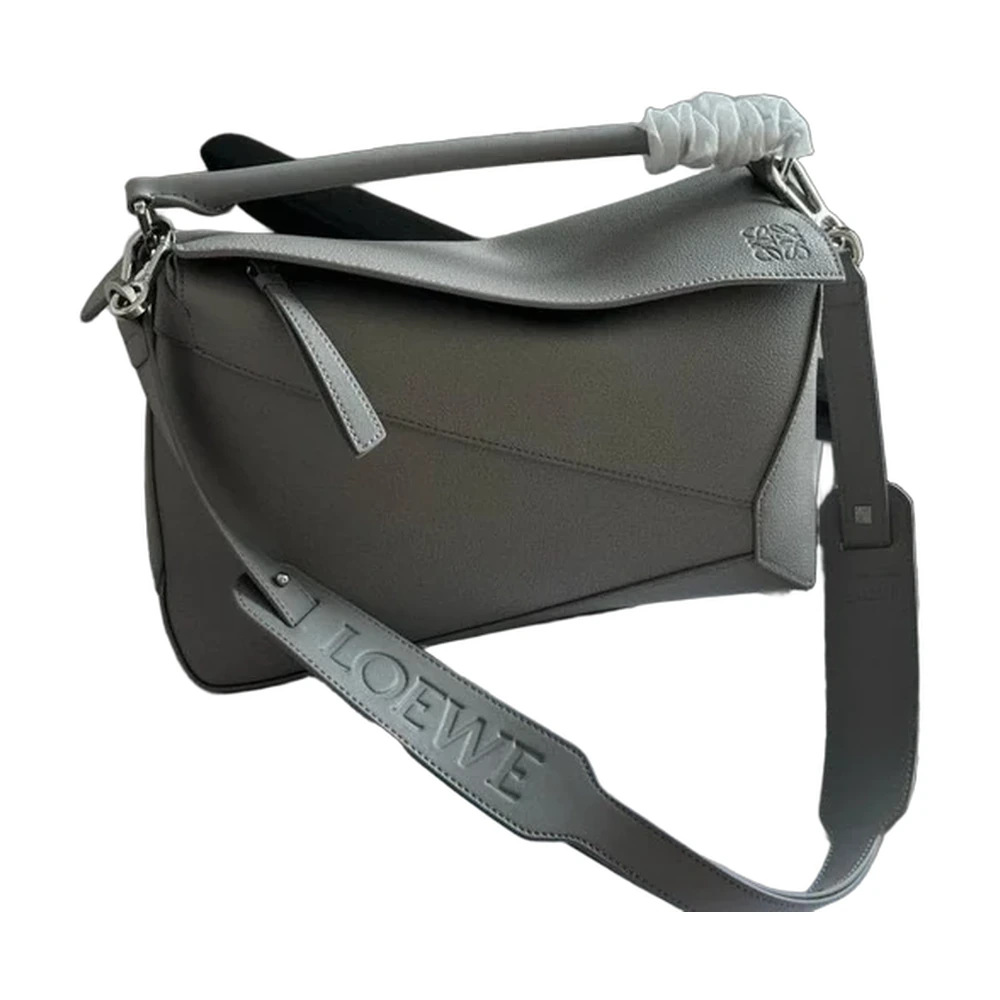 Loewe Puzzle Bag Large Grey Leather