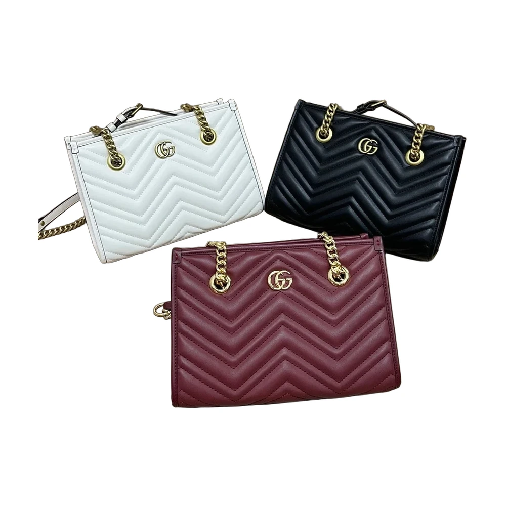 Gucci GG Marmont Matelasse Chevron Tote