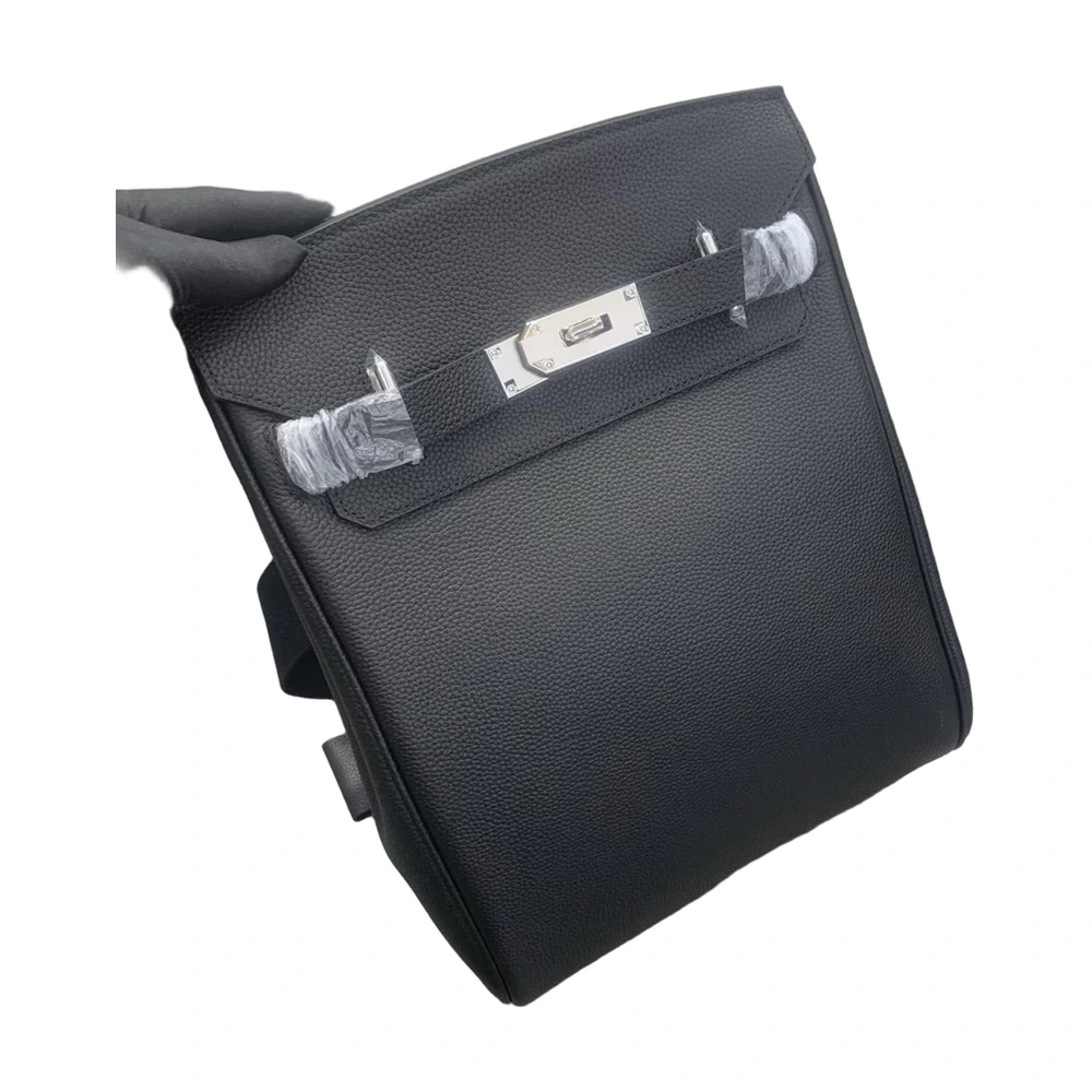 Hermes HAC A Dos Birkin Backpack - Black Togo