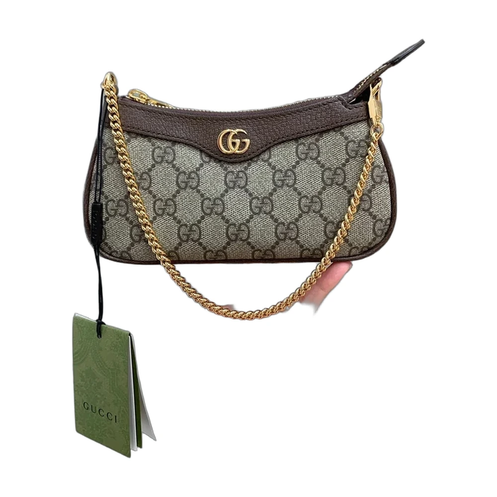 Gucci Ophidia GG Mini Bag Beige/Ebony