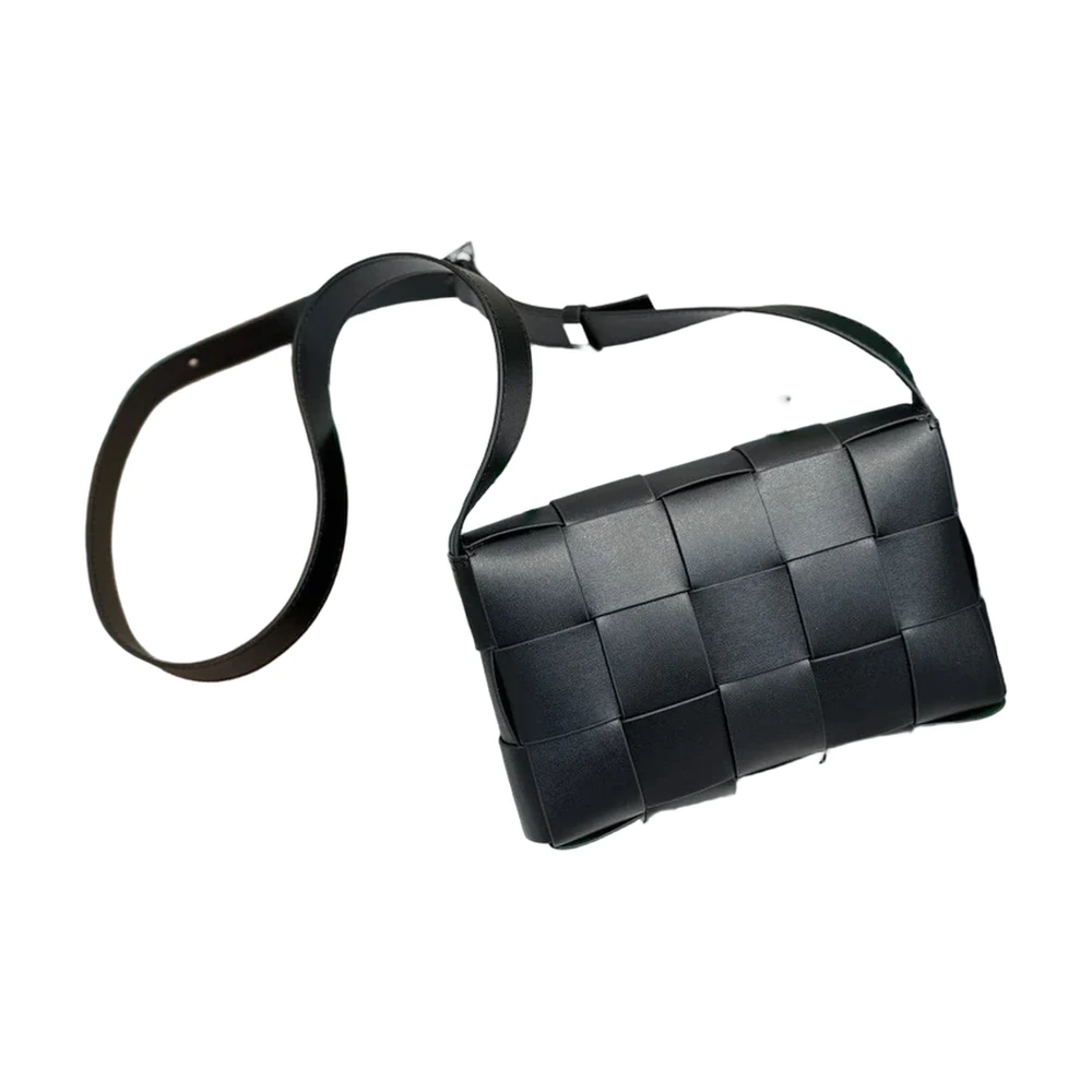 Bottega Veneta Cassette Crossbody Bag Black