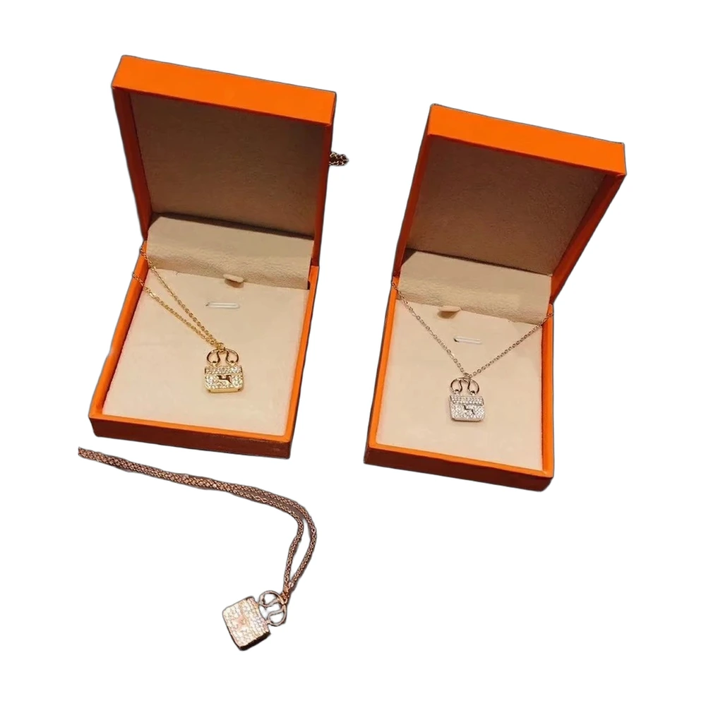Hermes Amulettes Kelly Pendant Necklace Set