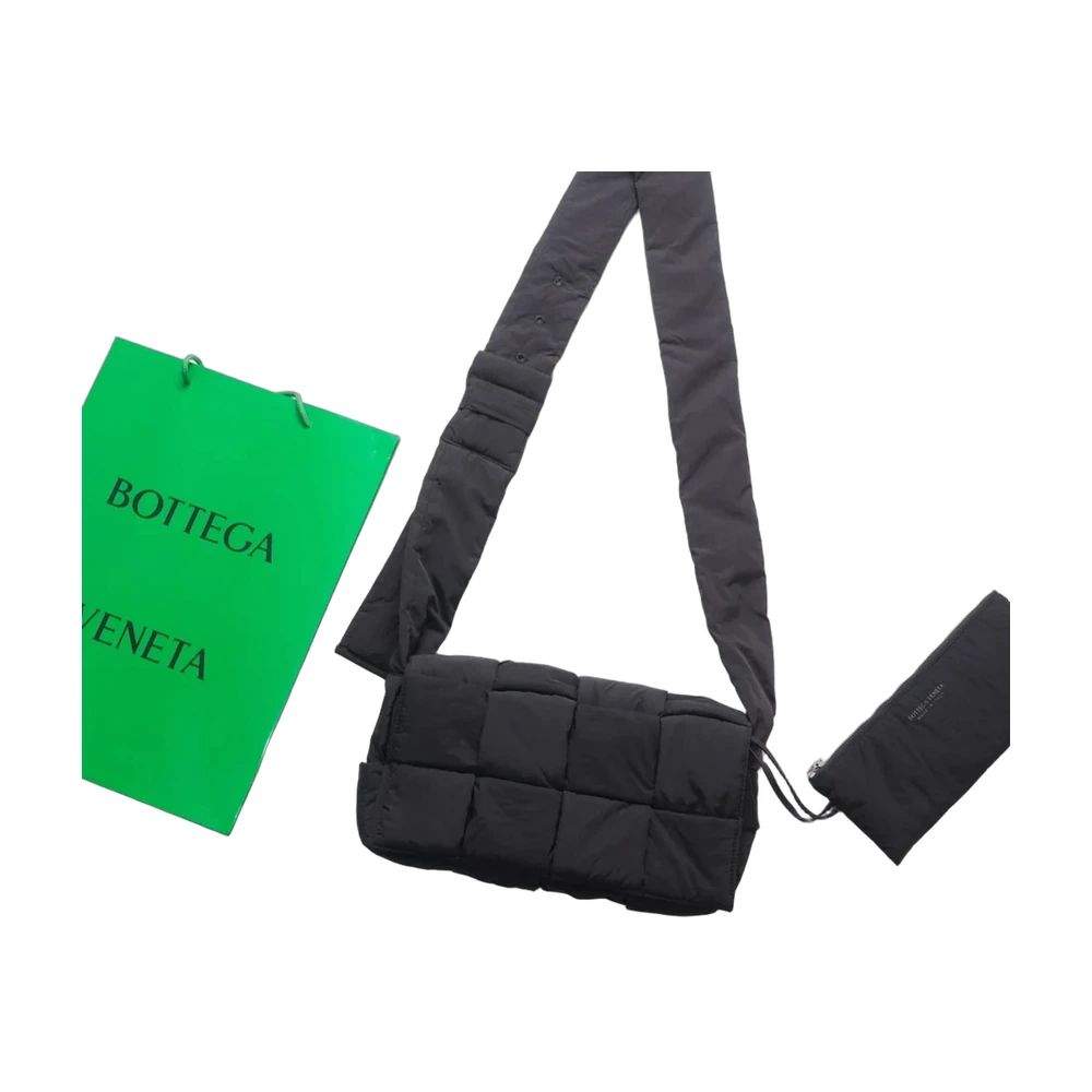 Bottega Veneta Padded Cassette Crossbody Bag Black