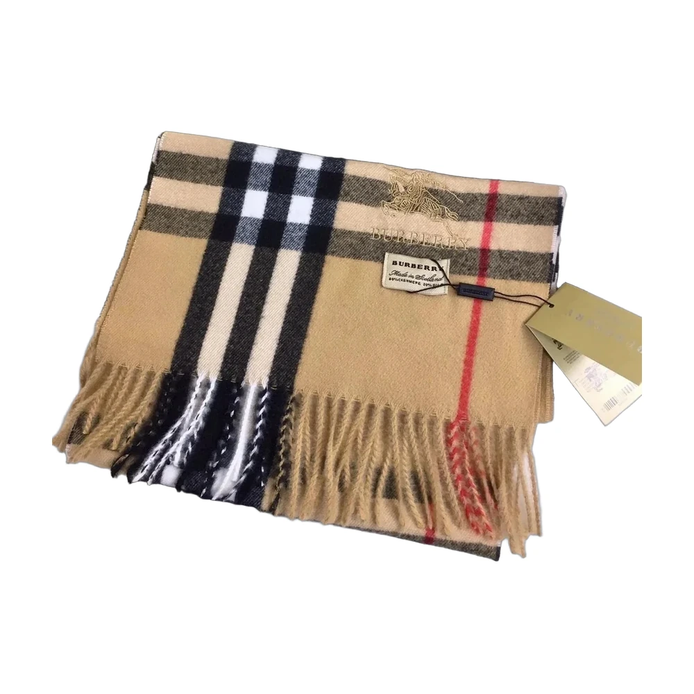 Burberry Check Cashmere Scarf