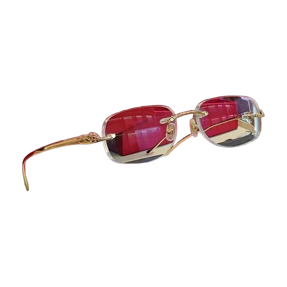 Cartier Panthere Rimless Optical Glasses (Gold)