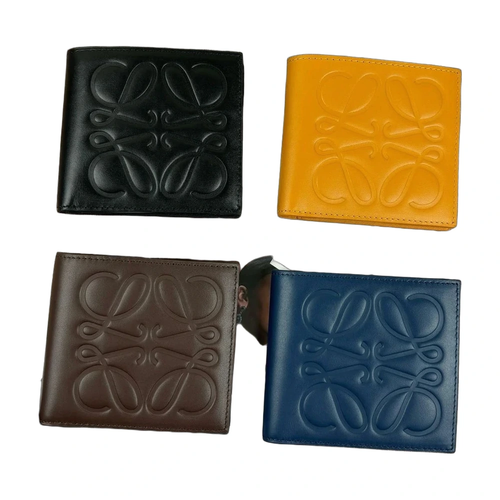 Loewe Anagram Embossed Bi-Fold Wallet