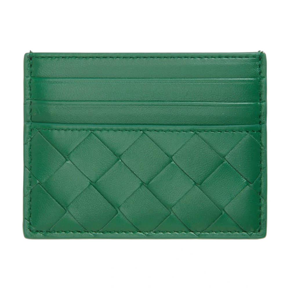 Bottega Veneta Intrecciato Woven Leather Card Holder