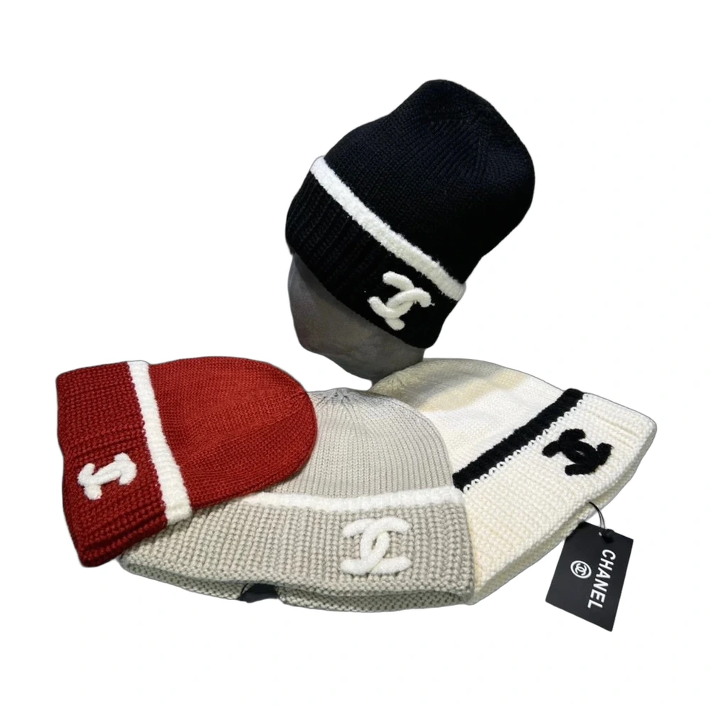 Chanel Cc Knit Beanie