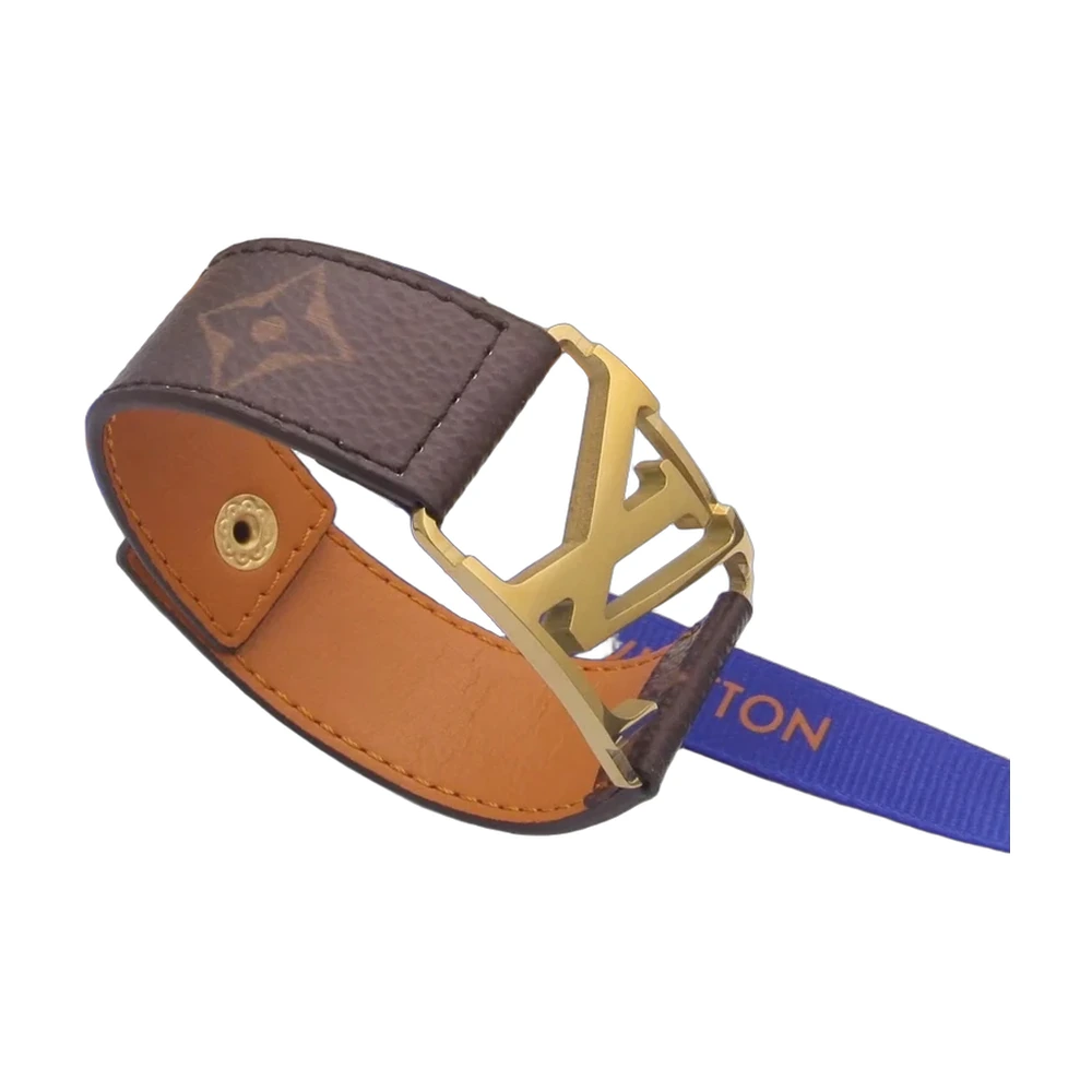 Louis Vuitton Monogram Leather Bracelets Set