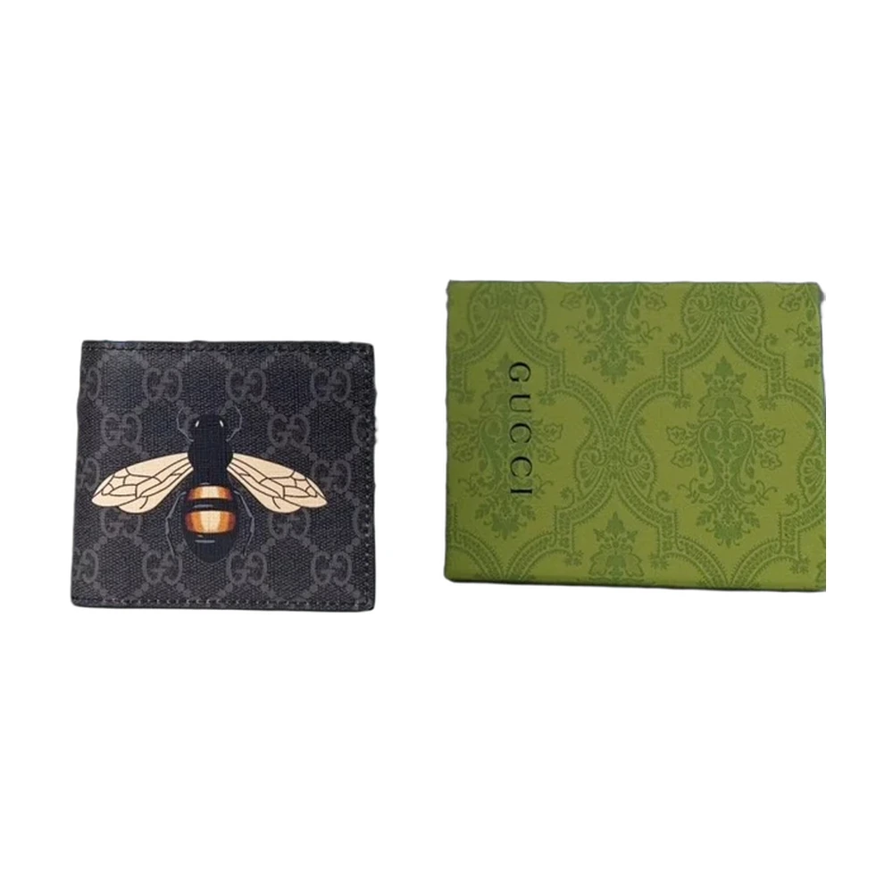 Gucci Gg Supreme Bee Bifold Wallet