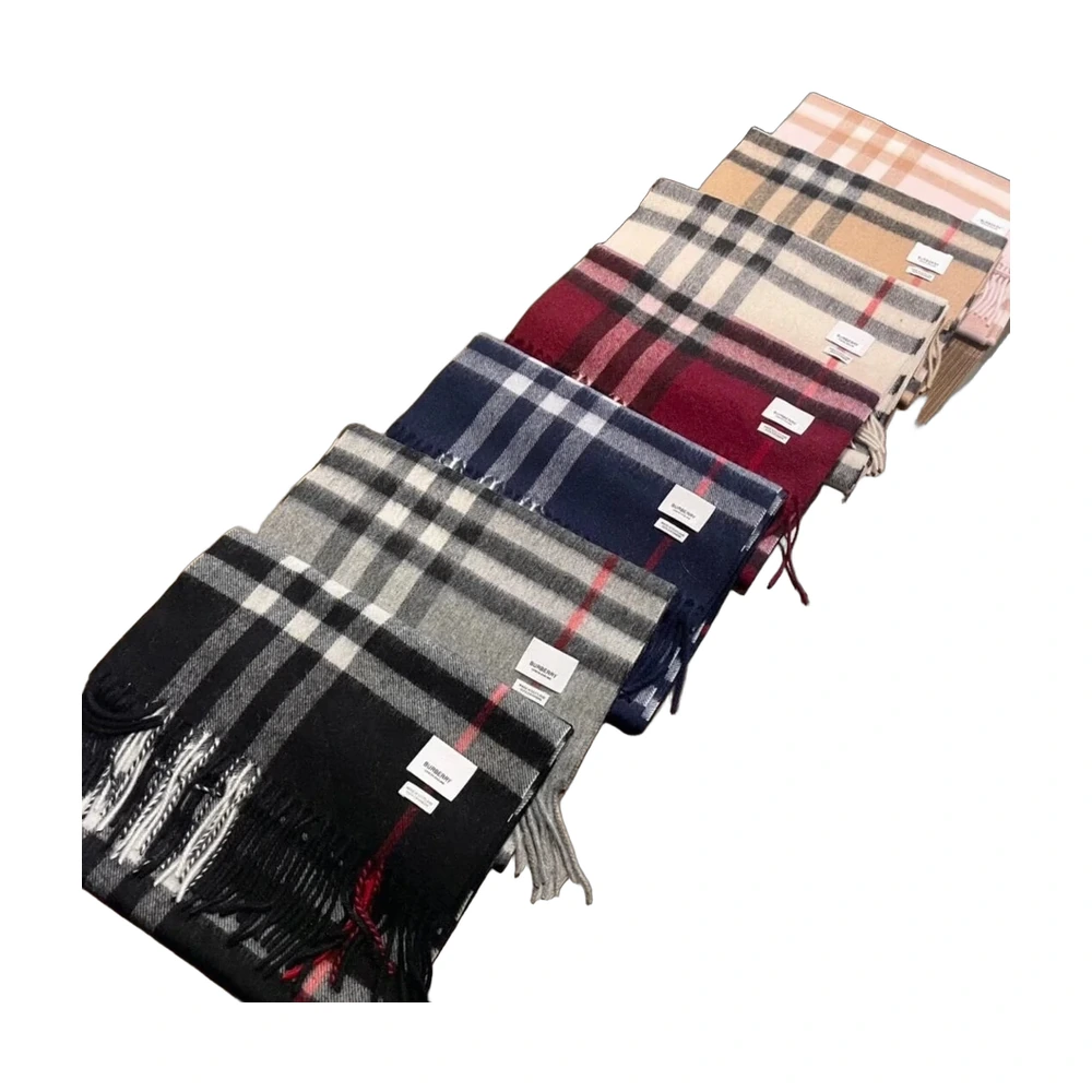 Burberry Classic Check Cashmere Scarf Set