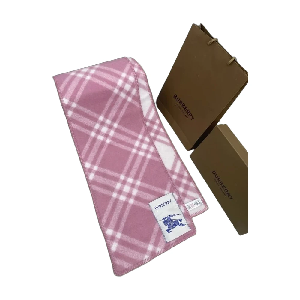Burberry Check Wool Scarf