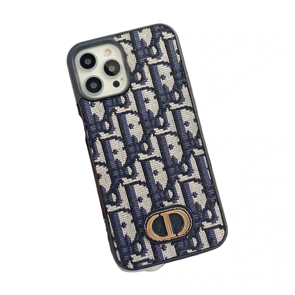 Dior Oblique Embroidered Iphone Case