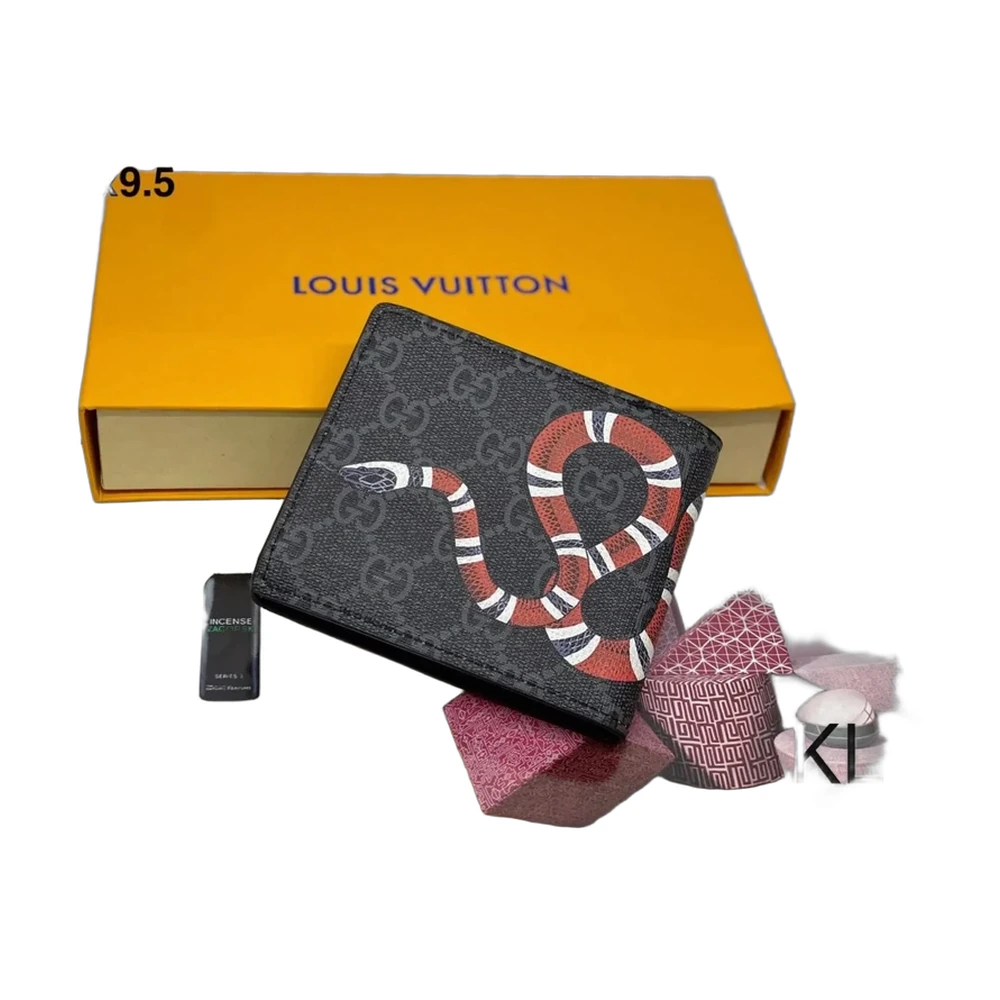 Louis Vuitton Monogram Eclipse Slender Wallet - Snake Print