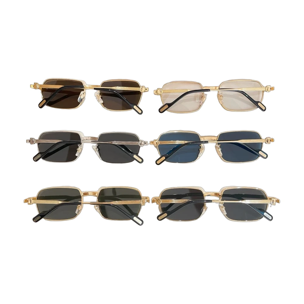 Cartier Rectangle Metal Sunglasses